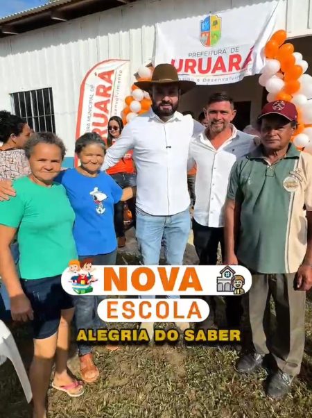 Inauguração da Escola Alegria do Saber – KM 140 (46 km da faixa)