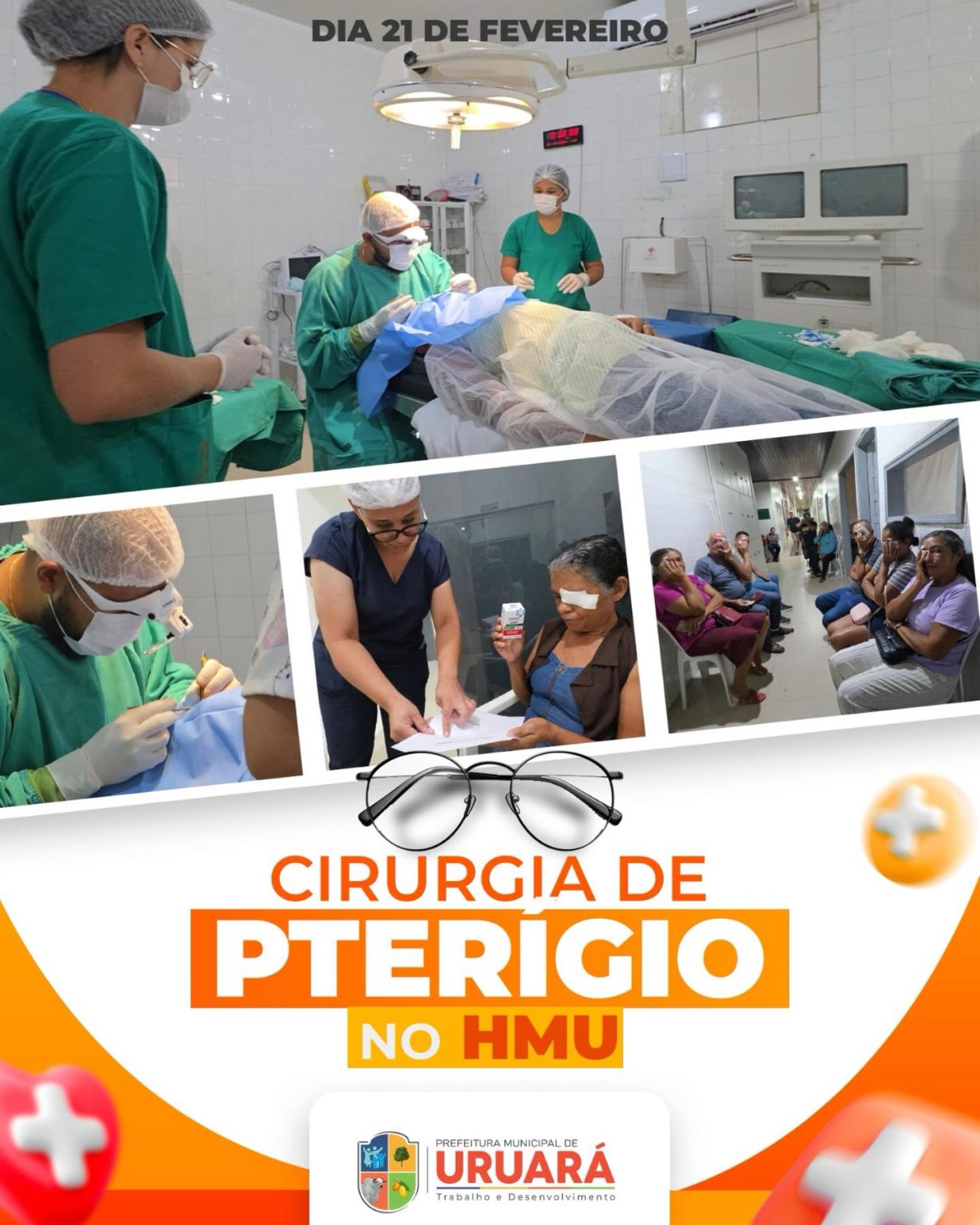 Cirurgia de Pterígio no HMU